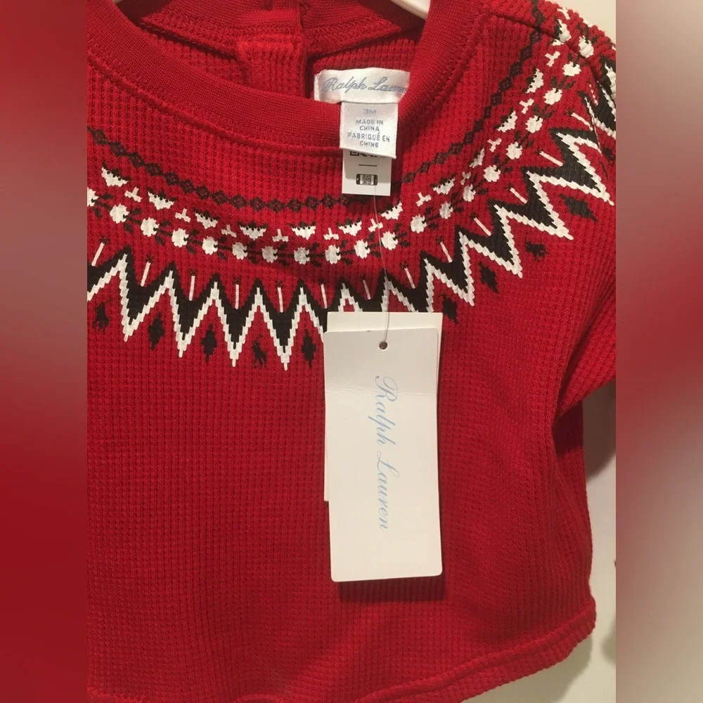 NWT Ralph Lauren Baby Girl Top | Size 3M
